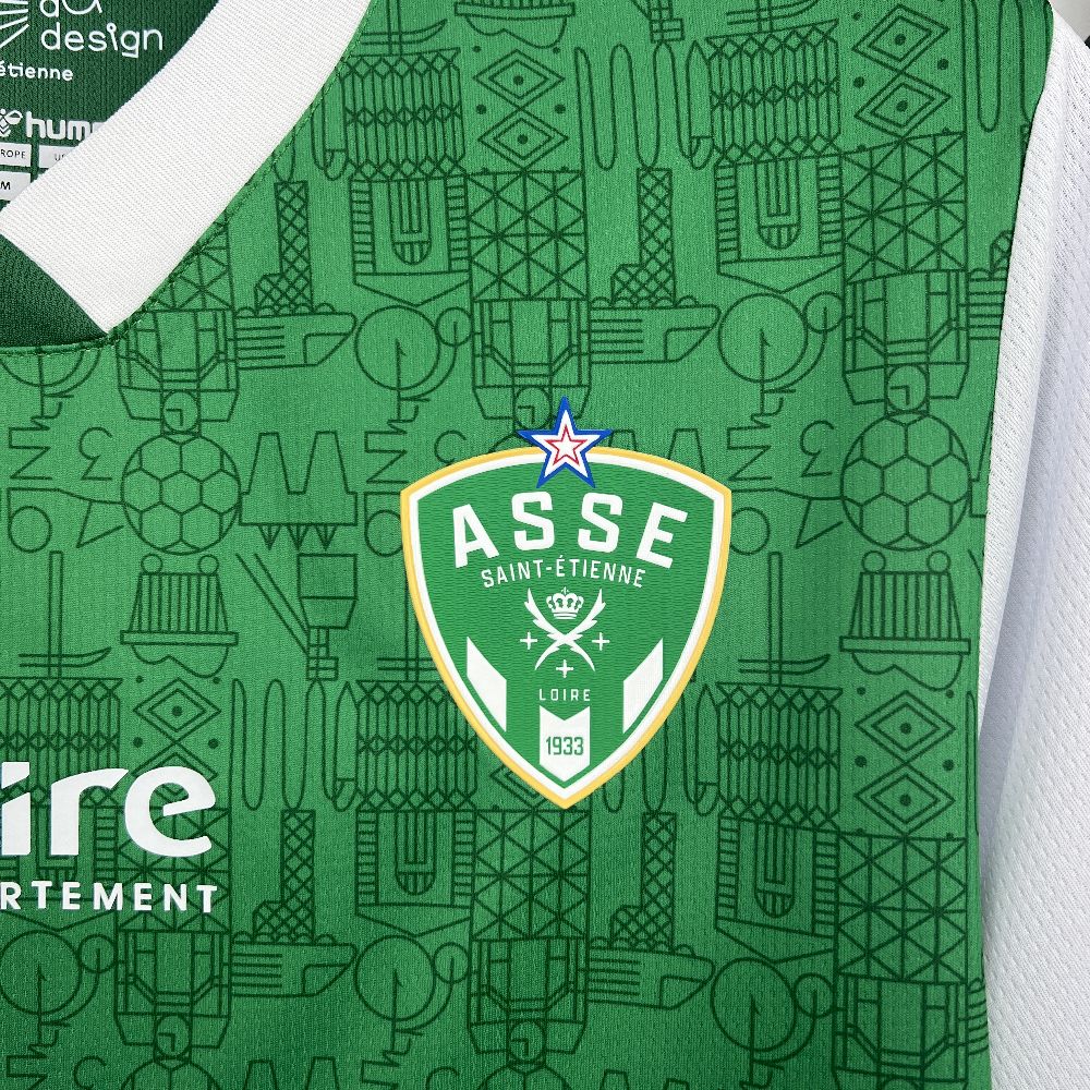 Camisola AS Saint-Etienne 2025-26 Principal Versão Adepto