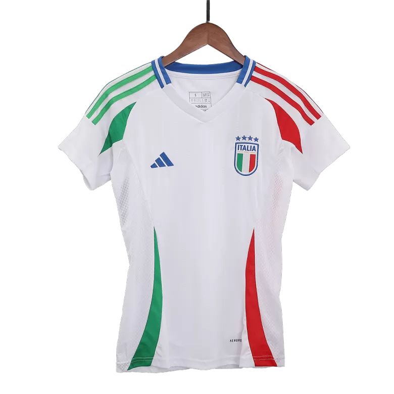 Camisola Italia 2024 Alternativa Branca Versão Mulher