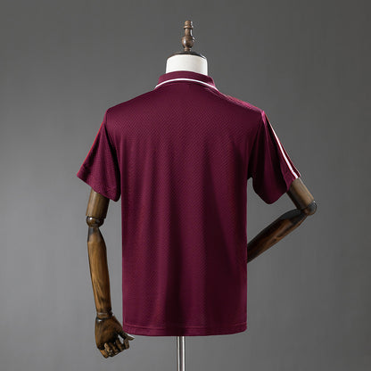 Polo FC Bayern Munique 2025-26 Vermelho Escuro