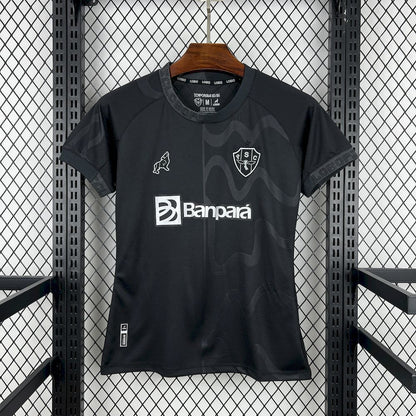 Camisola Paysandu SC 2025-26 Alternativa Preta Versão Mulher