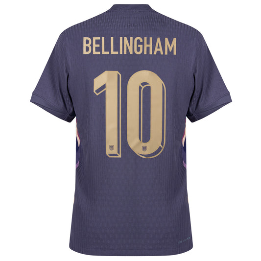 Camisola Inglaterra 2024 Alternativa Azul Versão Adepto BELLINGHAM #10