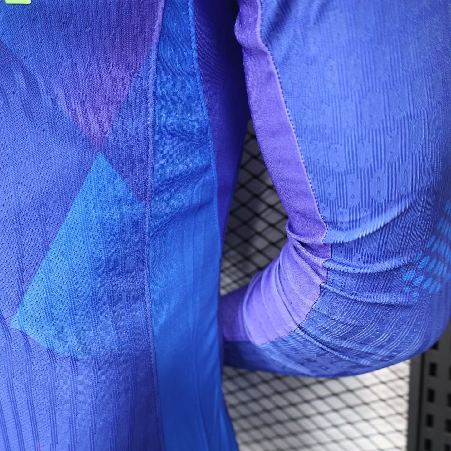 Camisola Manga Comprida Brasil 2025 Alternativa Azul Versão Jogador