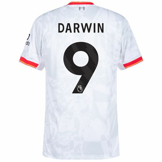 Camisola LIV 2024-25 Alternativa Branca Versão Adepto DARWIN #9