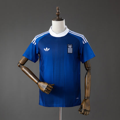 Camisola Grecia 2026 Alternativa Azul Versão Adepto