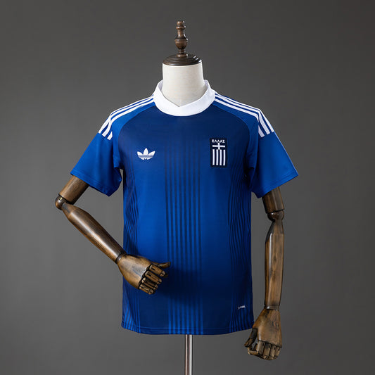 Camisola Grecia 2026 Alternativa Azul Versão Adepto