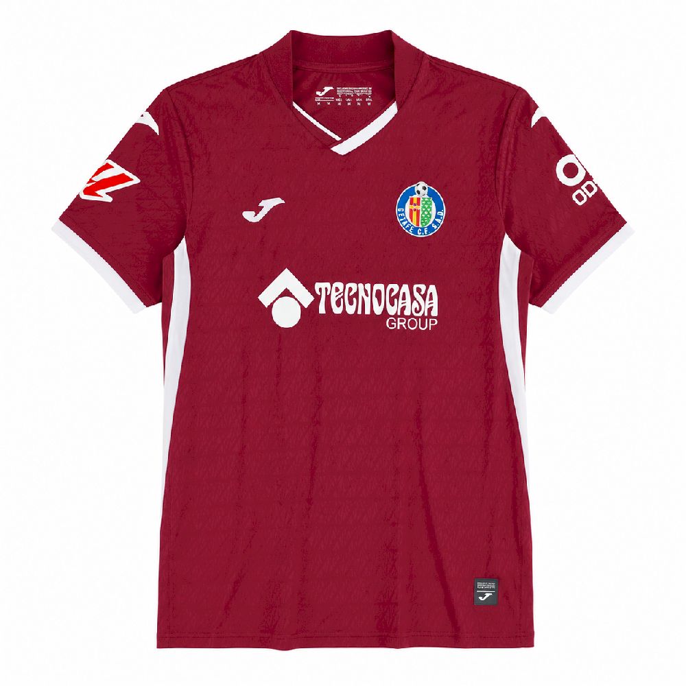 Camisola Getafe 2026-27 Alternativa Vermelha Versão Adepto