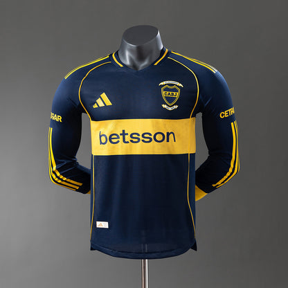 Camisola Manga Comprida CA Boca Juniors 2025-26 Principal Versão Jogador
