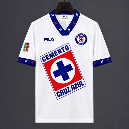 Camisola CD Cruz Azul 1997-98 Alternativa Branca Versão Adepto