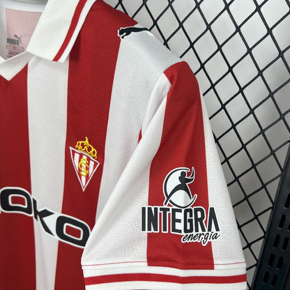 Camisola Real Sporting de Gijón 2025-26 Principal Versão Adepto