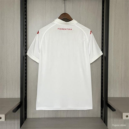 Camisola ACF Fiorentina 2024-25 Alternativa Branca Versão Adepto