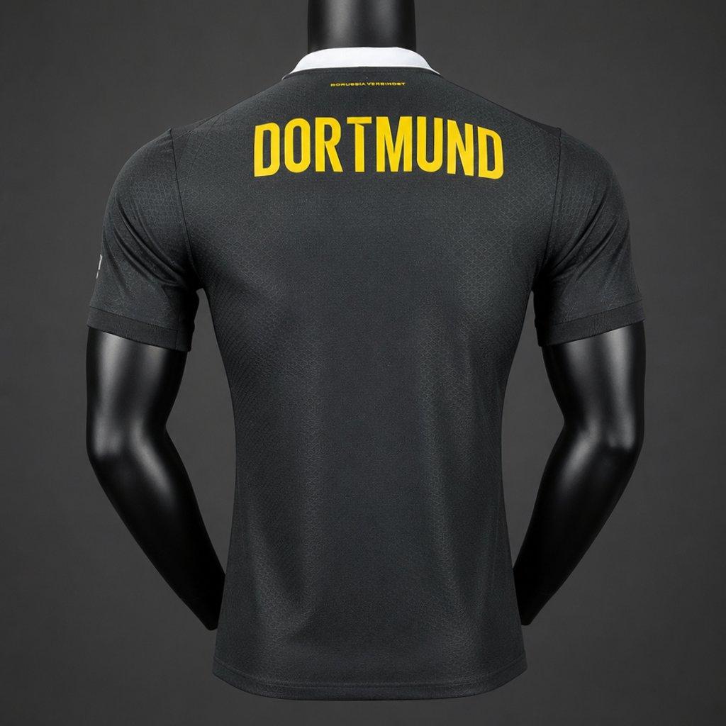 Camisola Borussia Dortmund 2026-27 Alternativa Preta Versão Jogador