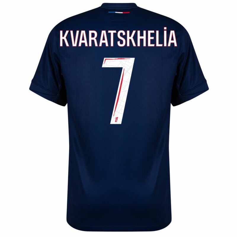 Camisola FC Paris Saint-Germain 2024-25 Principal Versão Adepto KVARATSKHELIA #7