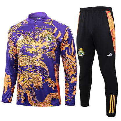 Fato de Treino Real Madrid CF 2024-25 - Camisola com Fecho