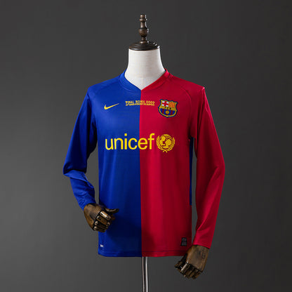 Camisola Manga Comprida FC Barcelona 2008-09 Principal UCL ETO'O #9