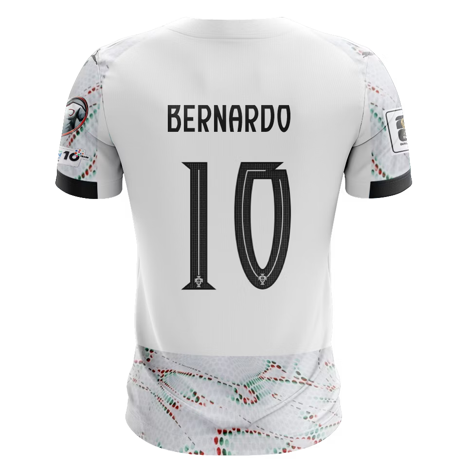 Camisola Portugal 2025 Alternativa Versão Adepto BERNARDO #10