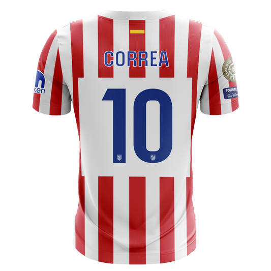 Camisola Atletico Madrid 2025-26 Principal CWC Versão Adepto CORREA #10