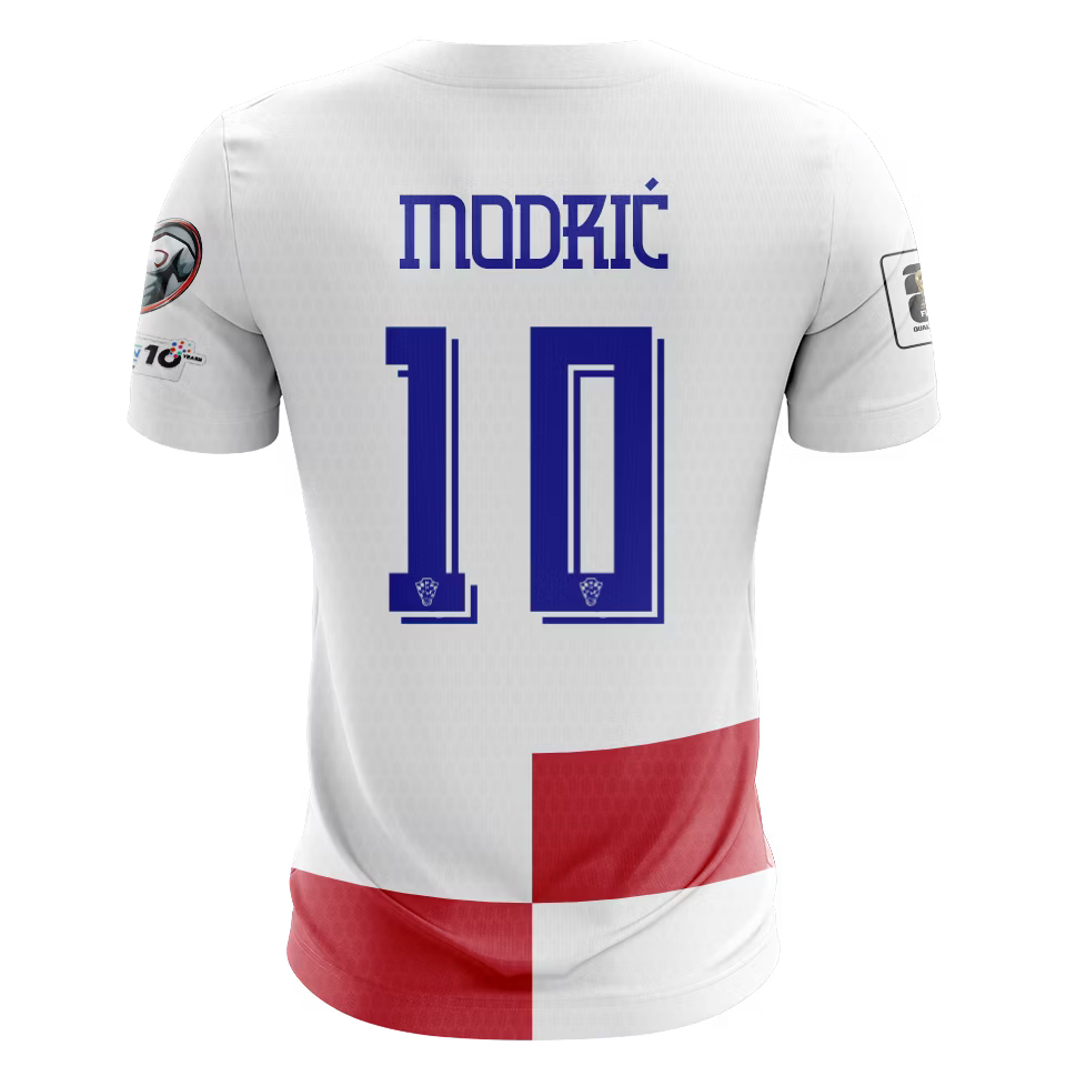 Camisola Croácia 2024 Principal Versão Adepto MODRIC #10
