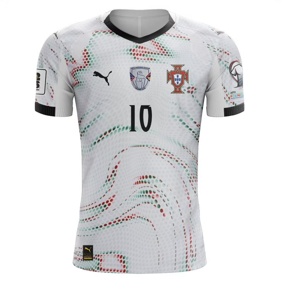 Camisola Portugal 2025 Alternativa Versão Adepto BERNARDO #10