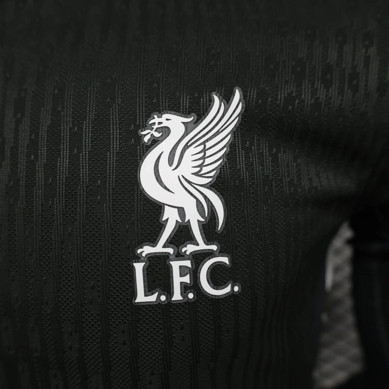 Camisola Manga Comprida LIV 2024-25 Alternativa Preta Versão Jogador