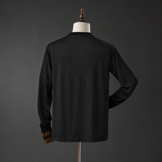 Camisola Manga Comprida Portugal 2013 Alternativa Preta Versão Adepto