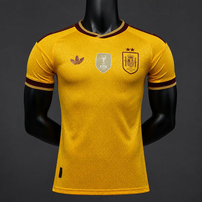 Camisola Espanha 2026 Edição Especial 2 Estrelas Campeão Versão Jogador