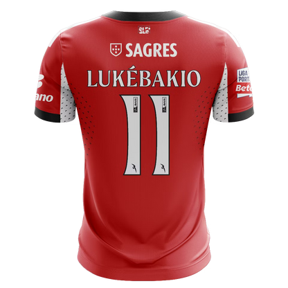 Camisola SLB 2025-26 Principal Versão Adepto LUKÉBAKIO #11