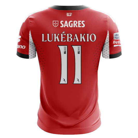 Camisola SLB 2025-26 Principal Versão Adepto LUKÉBAKIO #11
