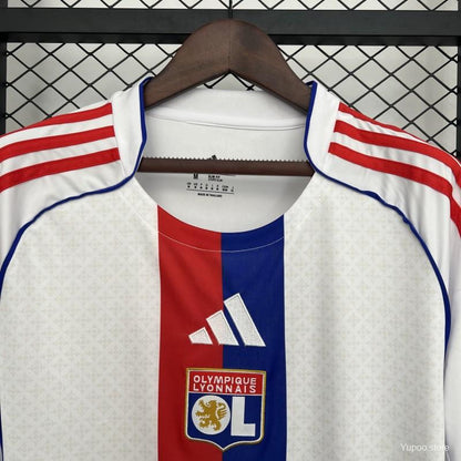 Camisola Olympique Lyon 2025-26 Principal Versão Adepto