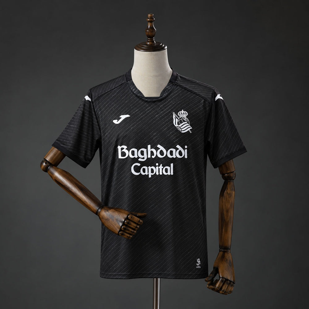 Camisola Real Sociedad 2026-27 Alternativa Preta Versão Adepto