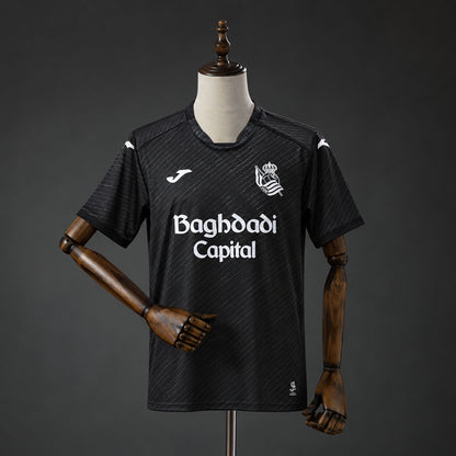 Camisola Real Sociedad 2026-27 Alternativa Preta Versão Adepto