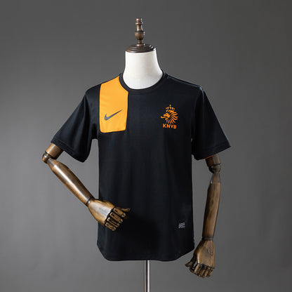 Camisola Paises Baixos 2012 Alternativa Preta Versão Adepto