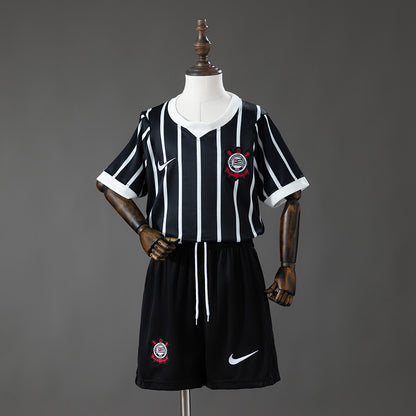Kit Criança SC Corinthians 2026-27 Alternativo Preto