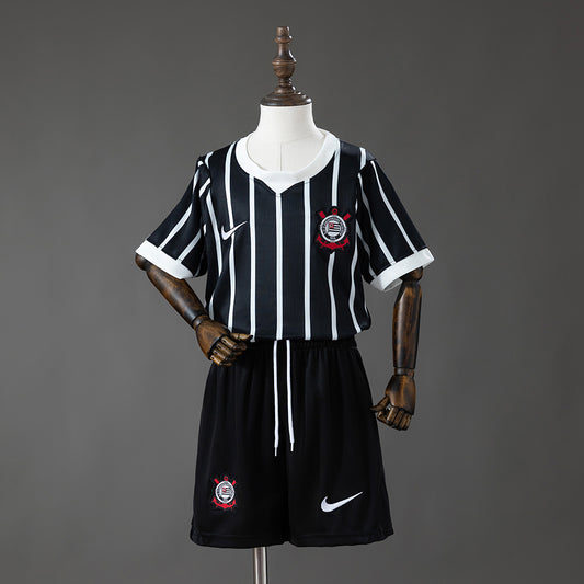 Kit Criança SC Corinthians 2026-27 Alternativo Preto