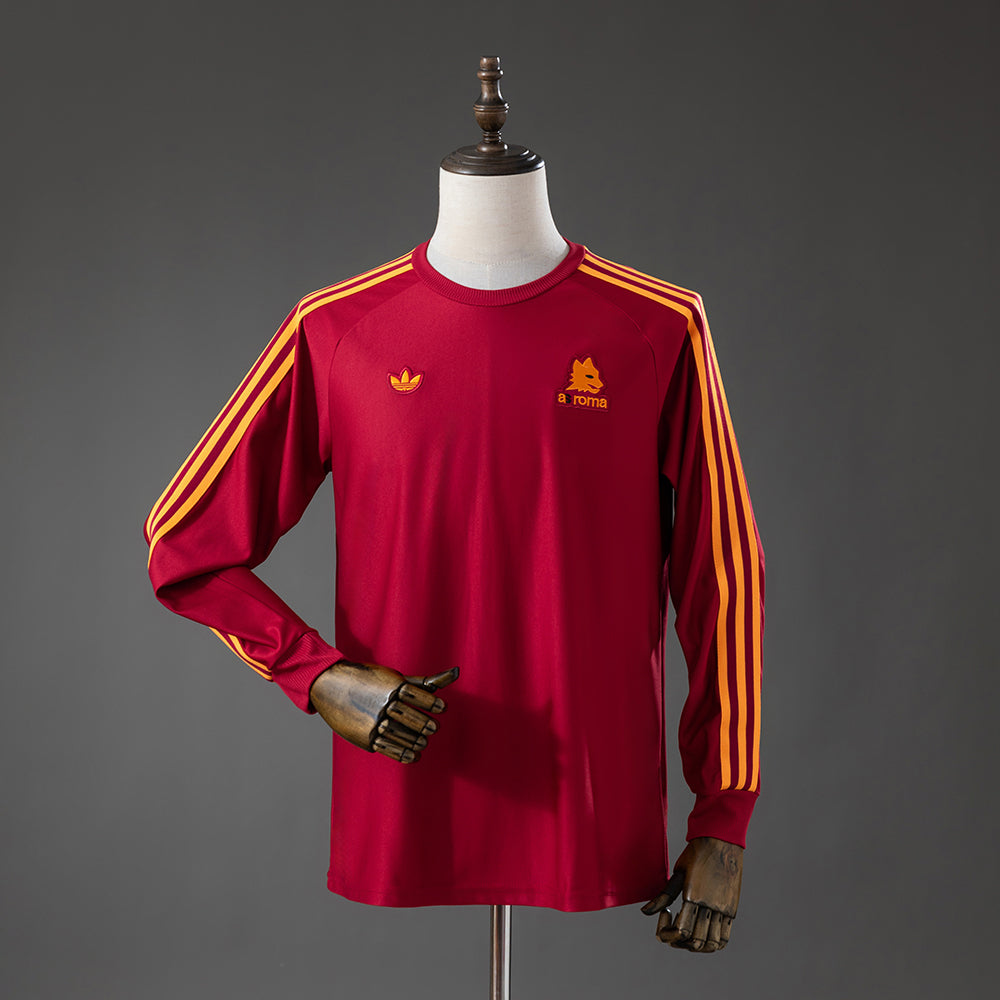 Camisola Manga Comprida AS Roma 2026-27 Terrace Icons Versão Adepto