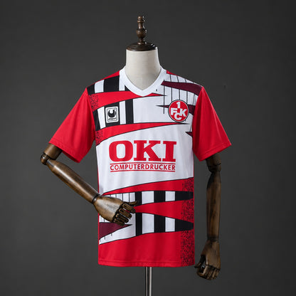 Camisola 1.FC Kaiserslautern 1991-92 Principal Versão Adepto