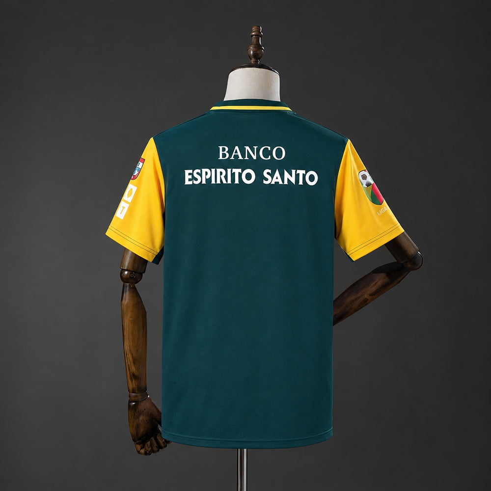 Camisola S.C.P. 2002-03 Alternativa Verde Escura Versão Adepto