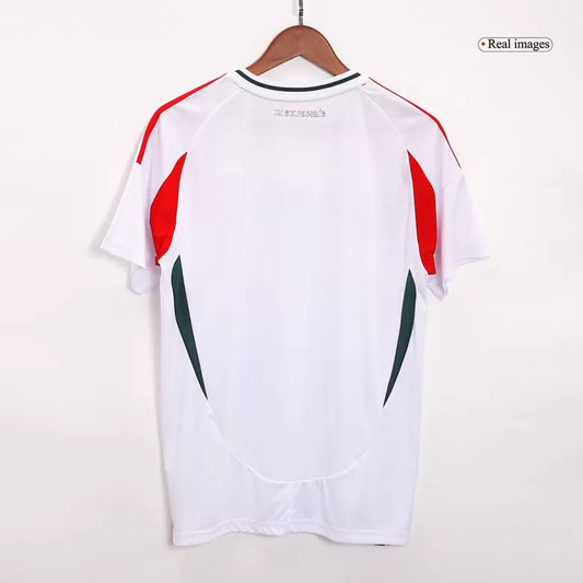 Camisola Hungria 2024 Alternativa Branca Versão Adepto