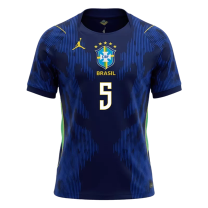 Camisola Brasil 2026 Alternativa Azul Versão Adepto CASEMIRO #5