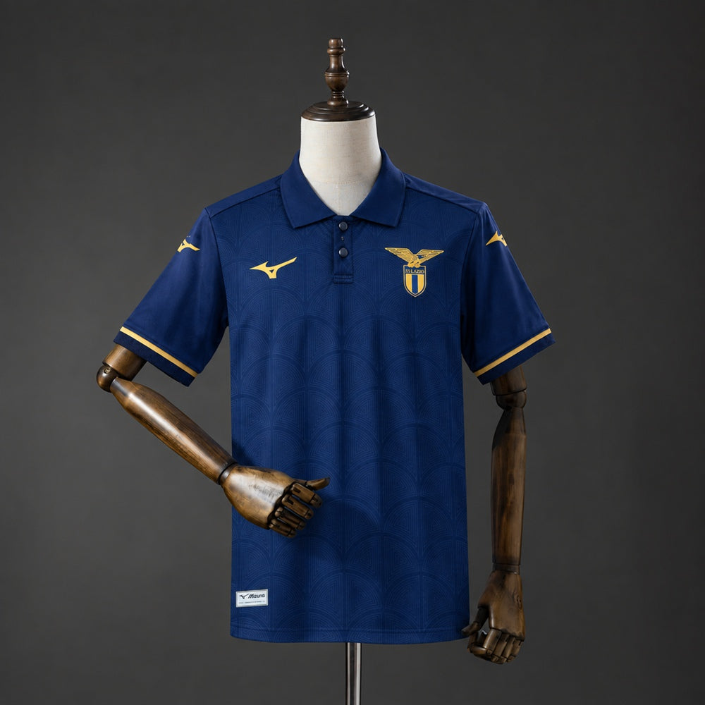 Camisola SS Lazio 2026-27 Alternativa Azul Versão Adepto