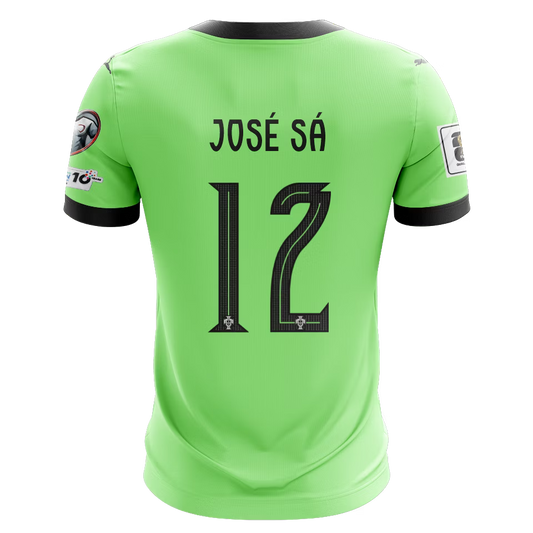 Camisola Portugal 2025 Guarda-Redes Versão Adepto JOSÉ SÁ #12