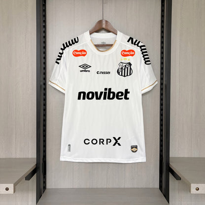 Camisola Santos FC 2026-27 Principal Versão Adepto Todos Patrocinadores