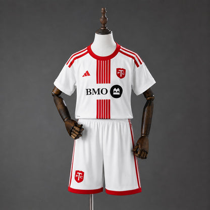 Kit Criança Toronto FC 2026-27 Alternativo Branco