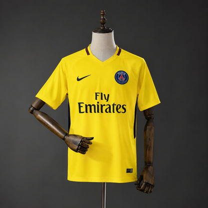 Camisola FC Paris Saint-Germain 2017-18 Alternativa Amarela Versão Adepto