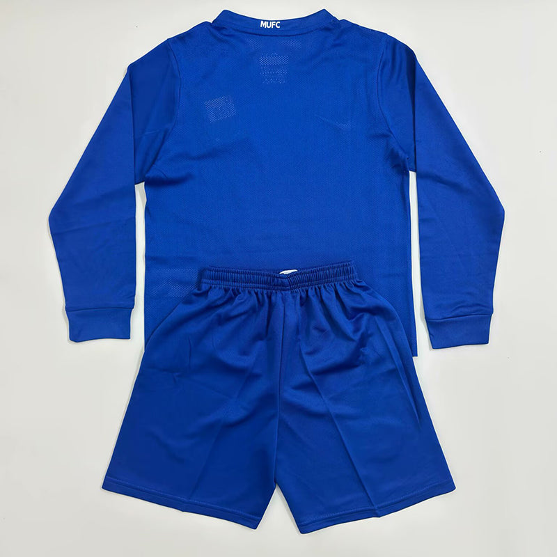 Kit Criança Manga Comprida M-United 2008-09 Alternativo