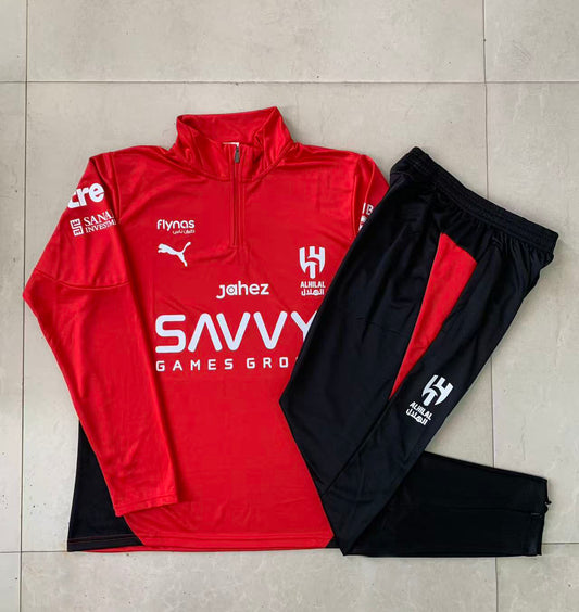 Fato de Treino Al-Hilal SFC 2025-26 - Camisola com Fecho