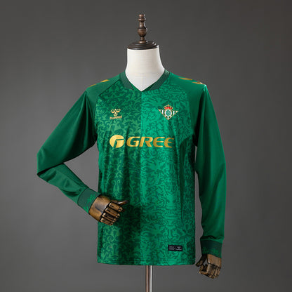 Camisola Manga Comprida Real Bétis 2026-27 Alternativa Verde Versão Adepto