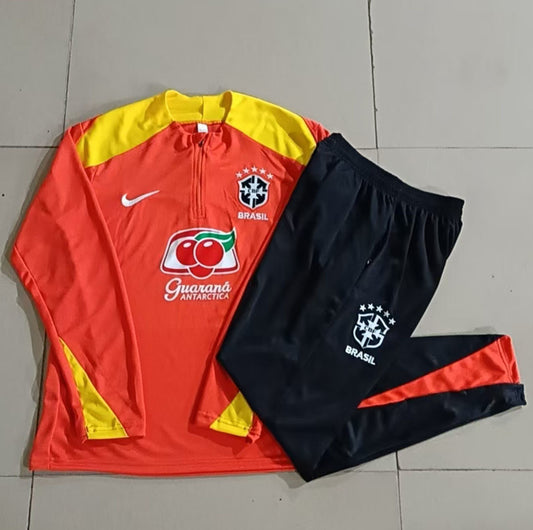 Fato de Treino Brasil 2025 - Camisola com Fecho