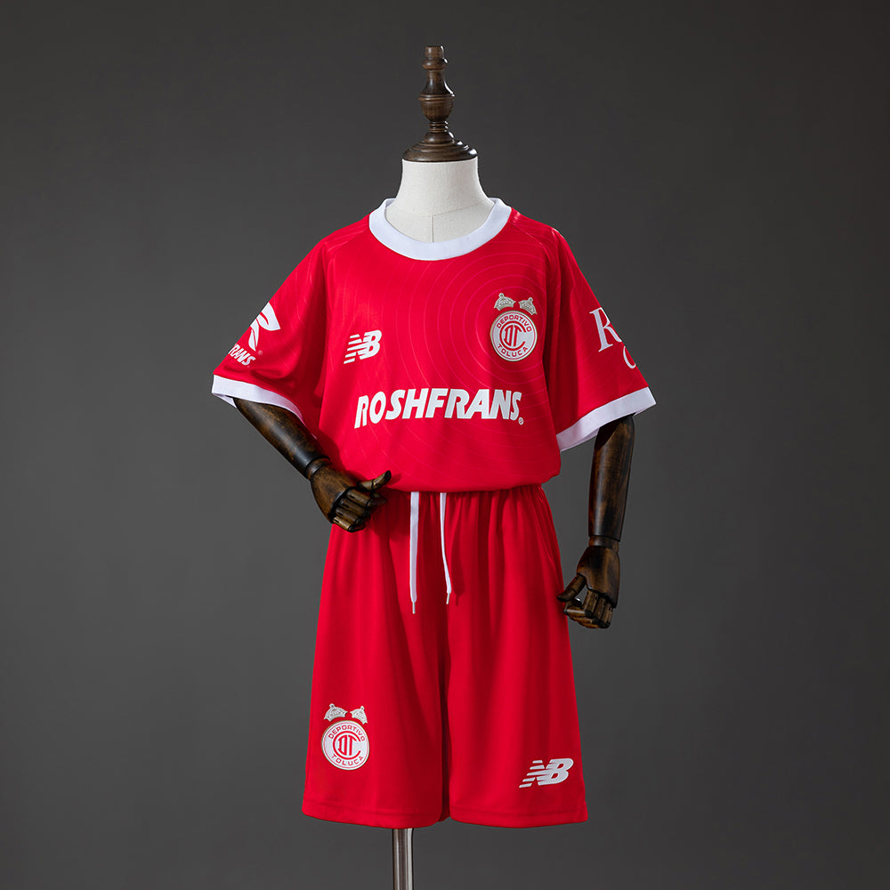 Kit Criança Deportivo Toluca 2026-27 Principal