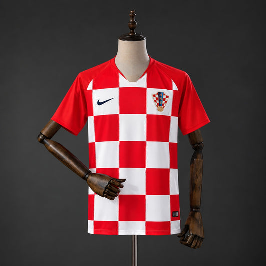 Camisola Croacia 2018 Principal Versão Adepto