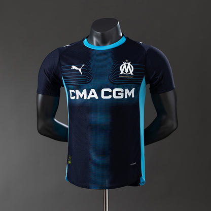 Camisola Olympique Marselha 2025-26 Alternativa Azul Versão Jogador